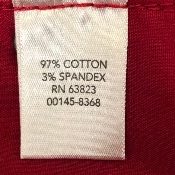 CJ Banks Red Corduroy Pants 22W - Picture 3 of 11